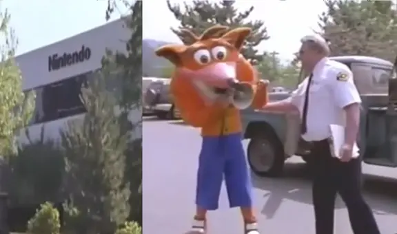 Cuando Crash Bandicoot visitó las oficinas de Nintendo para decir que PlayStation era mejor
