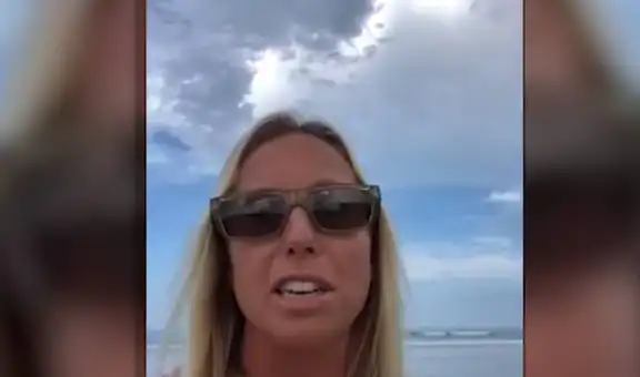 Surfista se volvió viral al captar con su GoPro a tres tiburones acechándola [VIDEO]