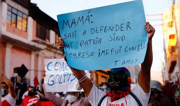 Las frases que dejaron las protestas en el sur contra Manuel Merino  