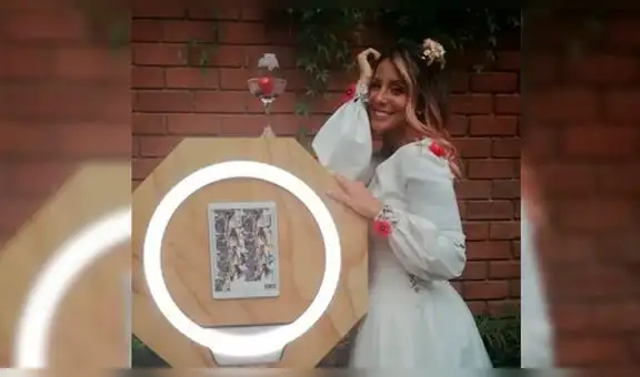 Fiorella Flores se casó con publicista y tuvo particular ceremonia [FOTOS y VIDEO]