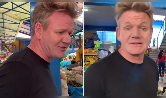 Chef Gordon Ramsay estuvo en el Cusco y probó la cocina peruana en un mercado