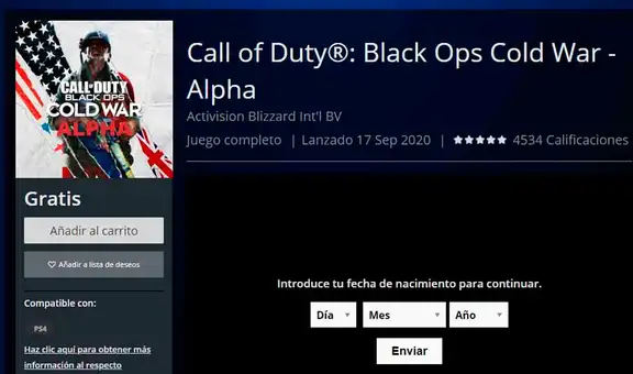 Call of Duty Black Ops Cold War Alpha: ya puedes descargarlo de manera gratuita en PS4