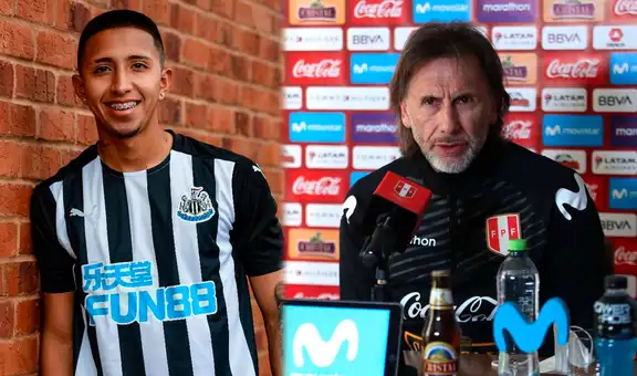Gareca sobre la venta de Rodrigo Vilca al Newcastle: “Si analizo en cuánto se vendió, no me gusta”