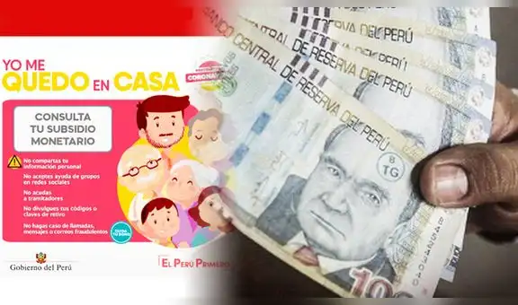 Segundo bono ‘Yo me quedo en casa’: Conoce el LINK para saber si accedes a los 380 soles