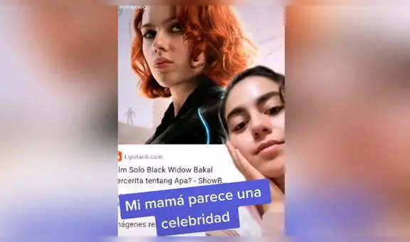 Difunde video en el que demuestra que su madre es idéntica a la actriz Scarlett Johansson [VIDEO]