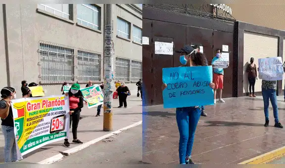 Lambayeque: padres de familia de colegios religiosos insisten con reducción del 50% de pensiones [VIDEO] 