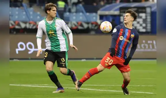 Betis cayó 4-2 en los penales ante el Barcelona en la semifinal de la Supercopa de España