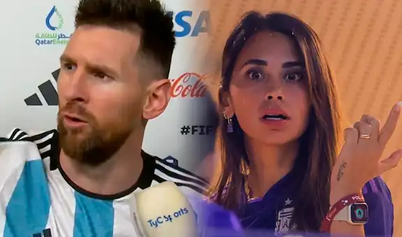 ¡Se hizo viral! Antonela Roccuzzo es captada imitando la frase de Messi: “¿Qué mirás, bobo?”