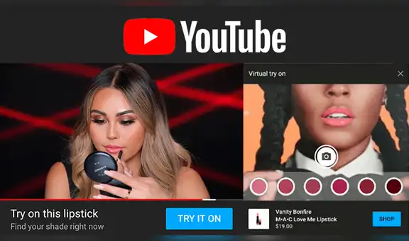 YouTube: ya puedes probar maquillaje mientras ves tutoriales gracias a la Realidad Aumentada [FOTOS]