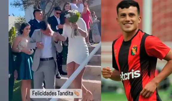 Walter Tandazo, jugador del FBC Melgar, contrajo matrimonio en Arequipa  