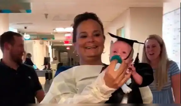 Nació con 2% de probabilidad de vivir, al final salió graduado de Cuidados Intensivos[VIDEO]