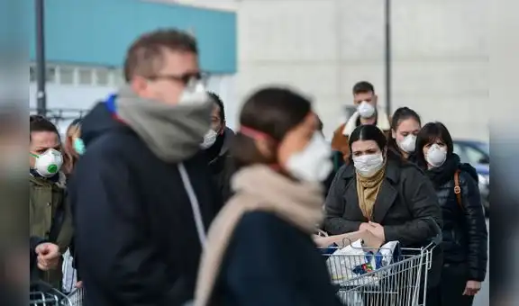 Italia confirma la sexta muerte por el coronavirus y más de 210 infectados 