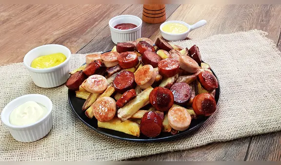 ¿Cómo hacer salchipapa a la cerveza? (video)