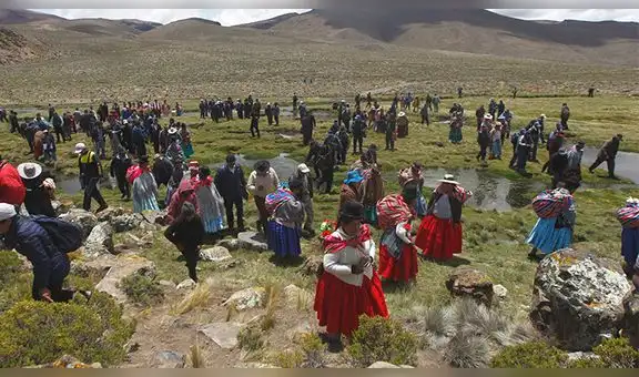 Puno: Autoridades y pobladores acordaron rechazar proyecto hídrico Vilavilani (VIDEO)