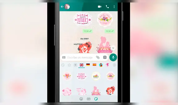 WhatsApp: celebra un feliz Día de la Madre con esta colección de stickers para mamá [FOTOS]