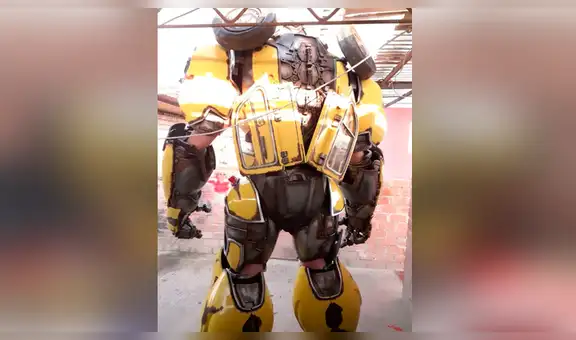 Peruano hace cosplay ‘ultra realista’ de Bumblebee y emociona a fans de 'Transformers’ [VIDEO]