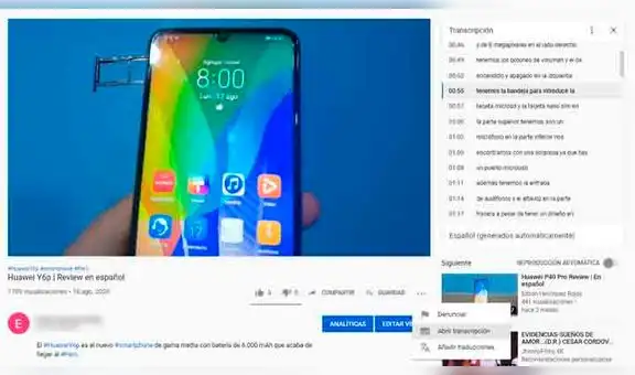YouTube y el truco secreto para transcribir un video a texto [FOTOS]
