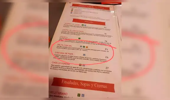 Restaurante peruano desata controversia al vender ‘pan con palta’ a elevado precio [FOTOS]