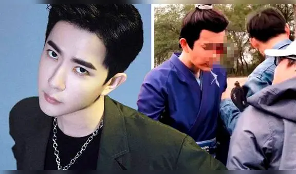 El actor Alan Yu fue herido en el ojo durante grabación de C-Drama