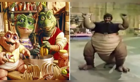 Dinosaurios: el inédito video detrás de cámaras que desilusionará a una generación