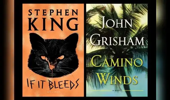 Stephen King y John Grisham presentarán juntos en línea sus respectivos libros