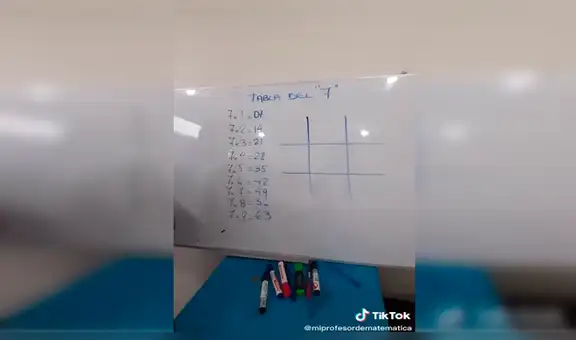 Profesor peruano enseña matemáticas por TikTok y causa sensación por su peculiar método 