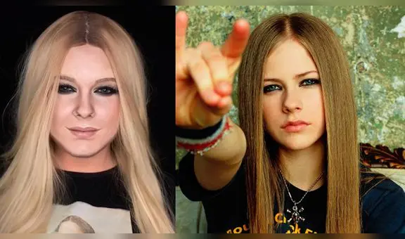 Joven quiso parecerse a Avril Lavigne, se echa maquillaje en rostro y asombra a miles con el resultado [VIDEO]