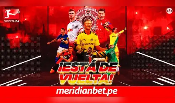 ¡NO TE PIERDAS LA FECHA 27 DE LA BUNDESLIGA EN MERIDIANBET!