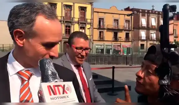 Hugo López-Gatell: hombre pide limosna a subsecretario de Salud con peculiar frase [VIDEO]