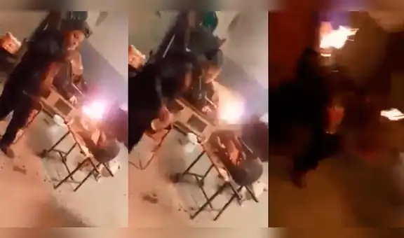 Facebook: Intentó encender la parrilla con la boca y resultado fue alarmante [VIDEO] 