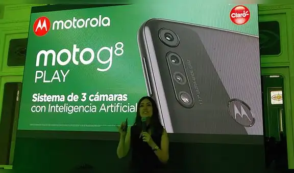 Motorola lanza sus nuevos smartphones Moto G8 Play y Moto G8 Plus [VIDEO]