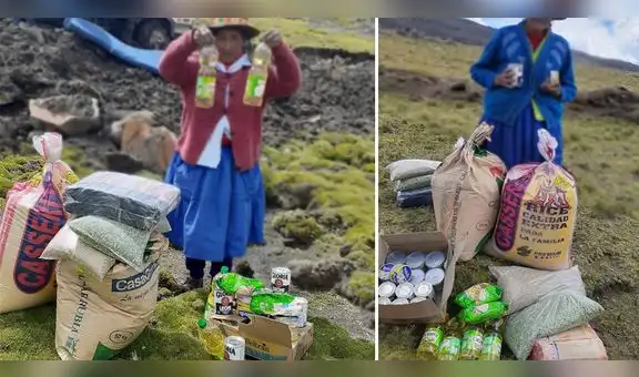 Ayacucho: Canastas de ayuda en Huacaña causan asombro por su costo y tamaño