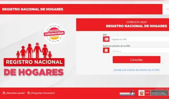 Bono Familiar Universal Beneficiarios: finalizó plazo para registro de hogares
