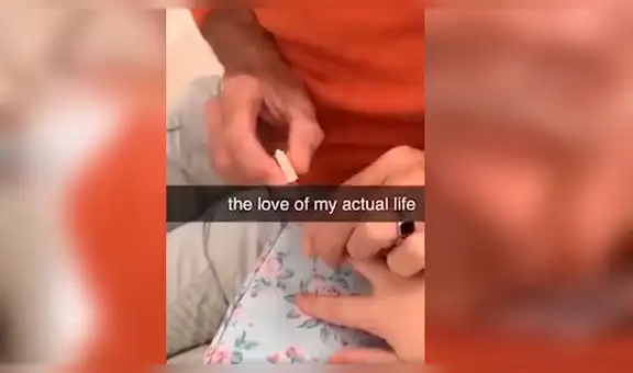 Facebook viral: abuelo conmueve a todos al pintarle las uñas a su nieta para hacerla sentir mejor [VIDEO]