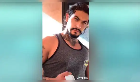 Joven sorprende e TikTok por lucir muy parecido al famoso actor Jason Momoa [VIDEO]