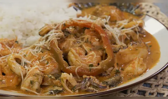 Receta del picante de mariscos