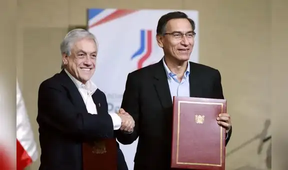 Vizcarra y Piñera suscribieron Declaración de Paracas