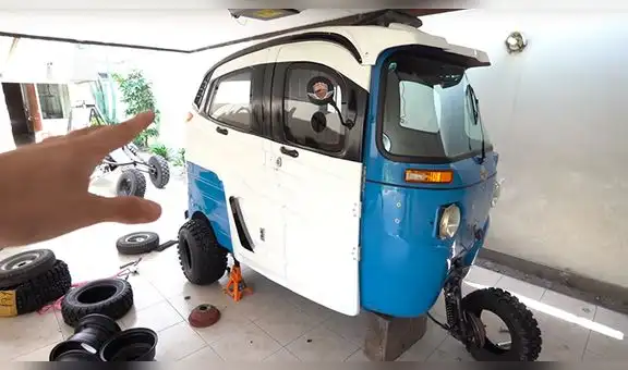 Reto Dakar: Un Torito Bajaj en el rally