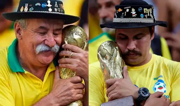 ¿Quién era Clovis Acosta, el brasileño que se volvió viral por acudir a varios mundiales cargando la copa del mundo?