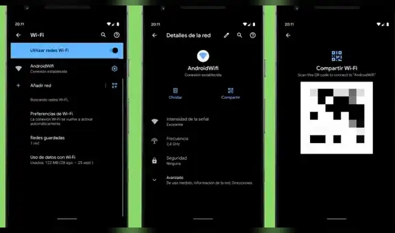 Truco para compartir claves Wi-Fi guardadas en tu teléfono Android con código QR [FOTOS]