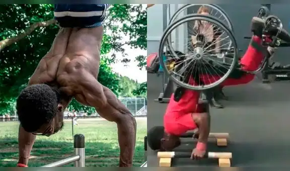 Hombre en silla de ruedas escala muro e inspira a miles de usuarios [VIDEO]