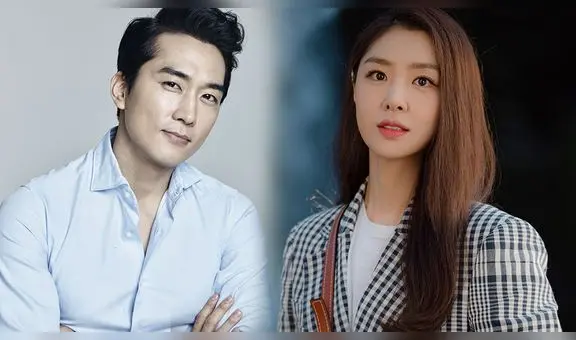 Primer vistazo a Song Seung Heon y Seo Ji Hye en misteriosa cita para su nuevo dorama