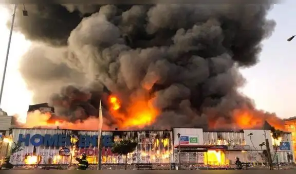 Incendio consume tienda Sodimac de Concepción, en Chile [VIDEO]