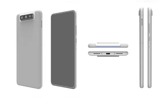 Huawei trabaja en nuevo smartphone con triple cámara giratoria de 180 grados [FOTOS]