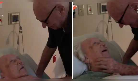 Anciano visita a su esposa en el hospital y le canta tierna canción que le dedicó en su juventud [VIDEO]