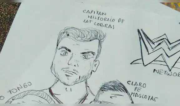 Facebook viral: una insólita ilustración le presentó alumno a su maestro cuando le pieron hacer dibujo de 'héroes del Perú' [FOTO] 