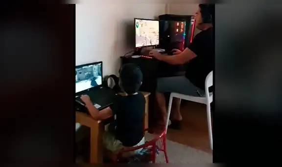 Counter Strike: padre le enseña a su hijo cómo jugar CS:GO [VIDEO]