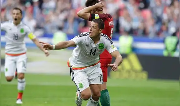 México vs. Portugal: Revive el gol del empate de ‘Chicharito’ Hernández [VIDEO]