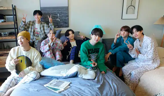 Suga reaparece junto a BTS para celebrar el éxito de “Life goes on”