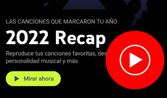 YouTube Music Recap 2022: ¿qué canciones y artistas escuchaste más este año?